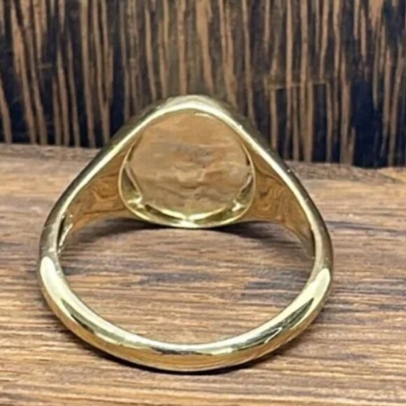 Miansai Divini Ring Gold Vermeil/Light Blue - Picture 7 of 7